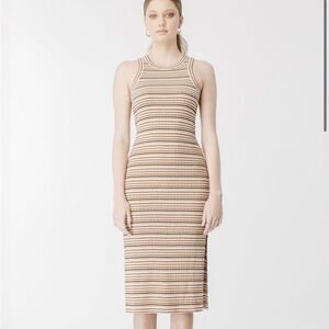 Bardot striped dress